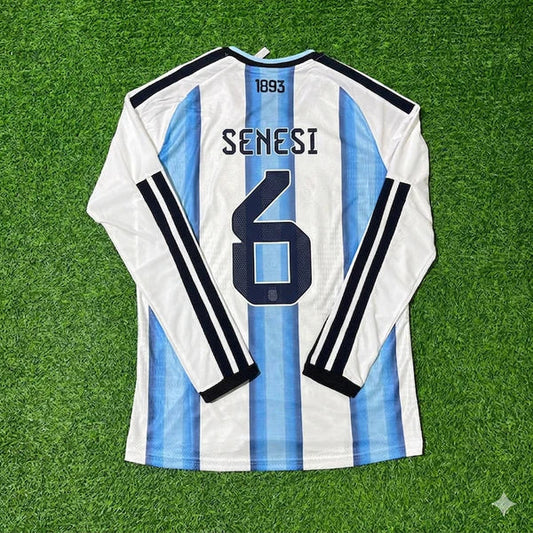 2026 WORLD CUP MARCOS SENESI TEAM ARGENTINA BLUE JERSEY