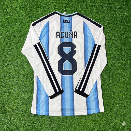 2026 WORLD CUP MARCOS ACUNA TEAM ARGENTINA BLUE JERSEY