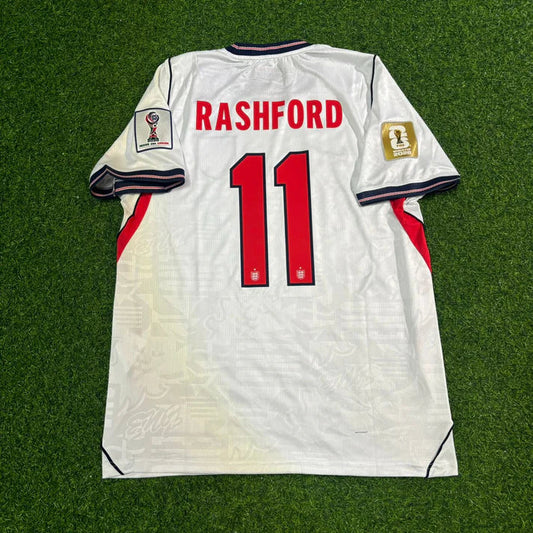 2026 WORLD CUP MARCUS RASHFORD TEAM ENGLAND WHITE JERSEY