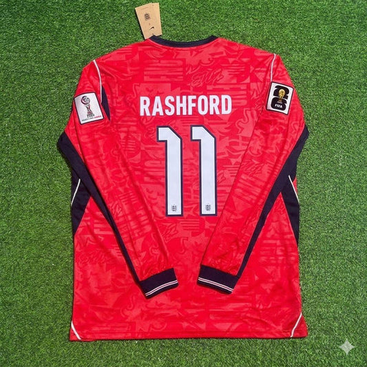 2026 WORLD CUP MARCUS RASHFORD TEAM ENGLAND RED JERSEY