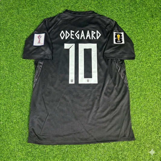 2026 WORLD CUP MARTIN ODEGAARD TEAM NORWAY BLACK JERSEY