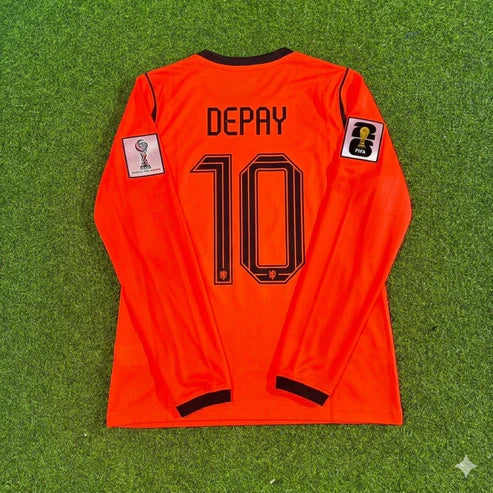 2026 WORLD CUP MEMPHIS DEPAY TEAM NETHERLANDS ORANGE JERSEY