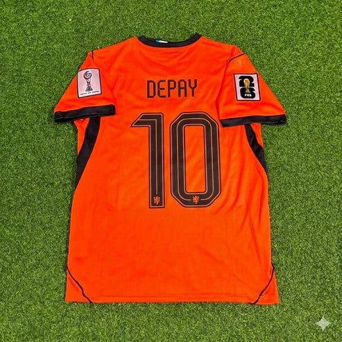 2026 WORLD CUP MEMPHIS DEPAY TEAM NETHERLANDS ORANGE JERSEY