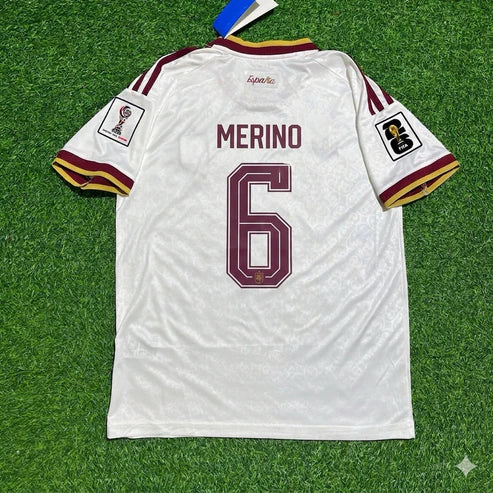 2026 WORLD CUP MIKEL MERINO TEAM SPAIN WHITE JERESEY