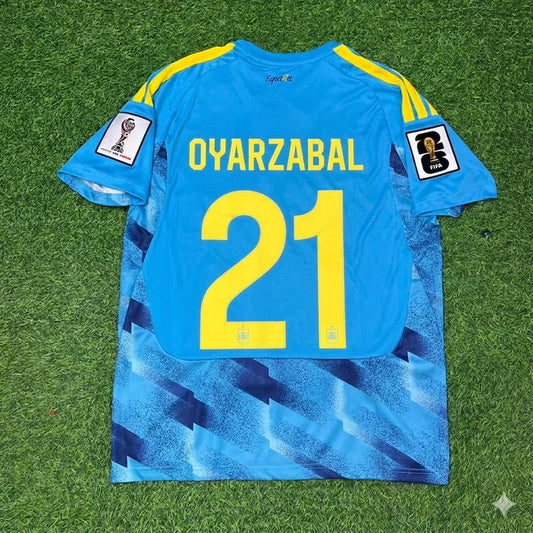 2026 WORLD CUP MIKEL OYARZABAL TEAM SPAIN BLUE JERESEY