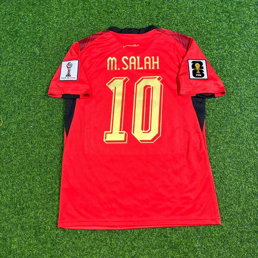 2026 WORLD CUP MOHAMED SALAH TEAM EGYPT RED JERSEY