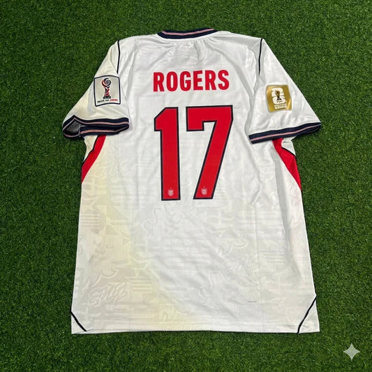 2026 WORLD CUP MORGAN ROGERS TEAM ENGLAND RED JERSEY