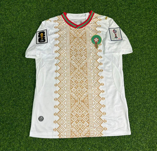 2026 WORLD CUP TEAM MOROCCO WHITE JERSEY