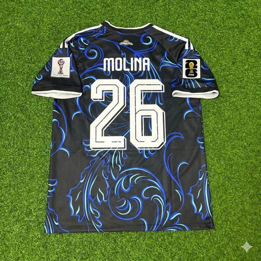 2026 WORLD CUP BAHUEL MOLINA TEAM ARGENTINA BLUE JERSEY