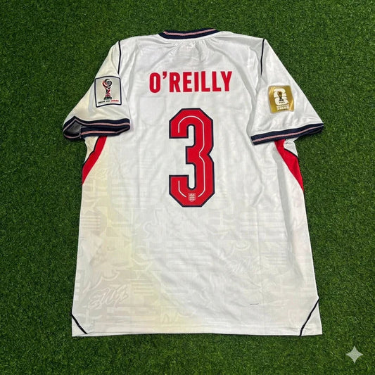 2026 WORLD CUP NICO O REILLY TEAM ENGLAND WHITE JERSEY