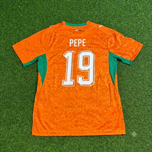 2026 WORLD CUP NICOLAS PEPE TEAM IVORY COAST ORANGE JERSEY