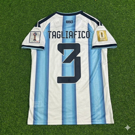 2026 WORLD CUP NICOLAS TAGLIAFICO TEAM ARGENTINA BLUE JERSEY