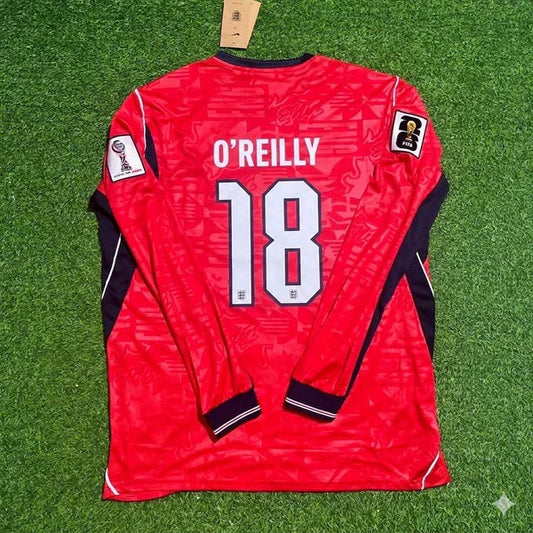 2026 WORLD CUP NICO O REILLY TEAM ENGLAND RED JERSEY