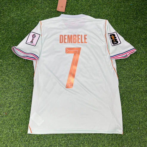2026 WORLD CUP OUSMANE DEMBELE TEAM FRANCE WHITE JERSEY