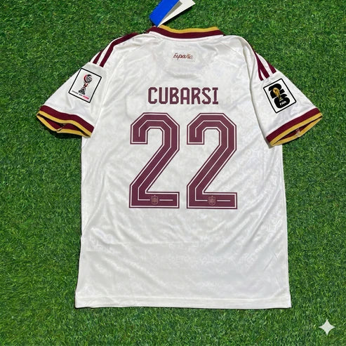 2026 WORLD CUP PAU CUBARSI TEAM SPAIN WHITE JERSEY