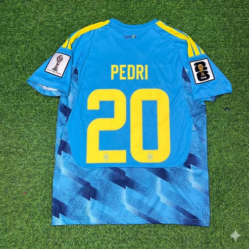 2026 WORLD CUP PEDRI TEAM SPAIN BLUE JERSEY
