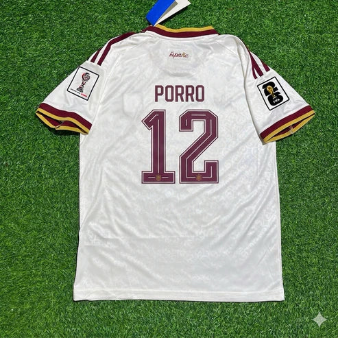 2026 WORLD CUP PEDRO PORRO TEAM SPAIN WHITE JERSEY