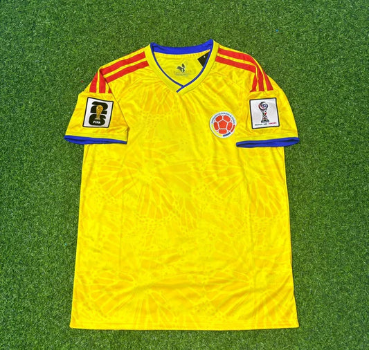 2026 WORLD CUP TEAM COLOMBIA YELLOW JERSEY