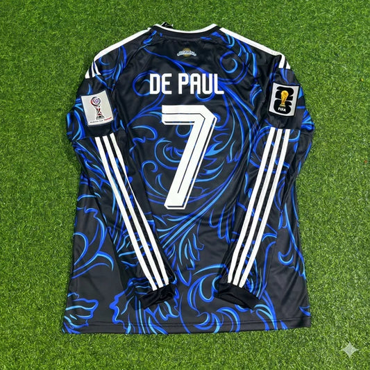 2026 WORLD CUP RODRIGO DE PAUL TEAM ARGENTINA BLUE JERSEY