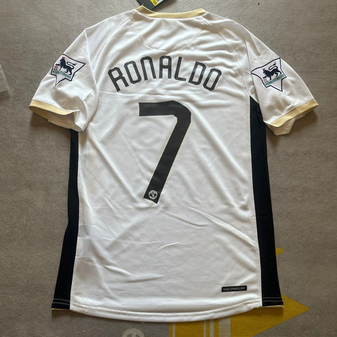 Cristiano Ronaldo #cr7 Manchester United 2006/07 White Jersey