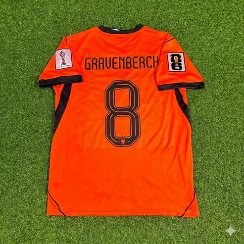 2026 WORLD CUP RYAN GRAVENBERCH TEAM NETHERLANDS ORANGE JERSEY