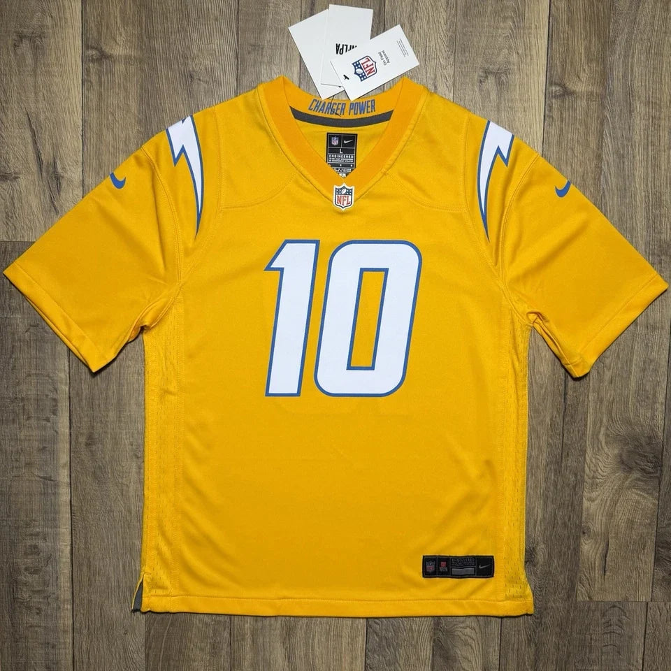 Los Angeles Chargers Justin Herbert Light Yellow Jersey