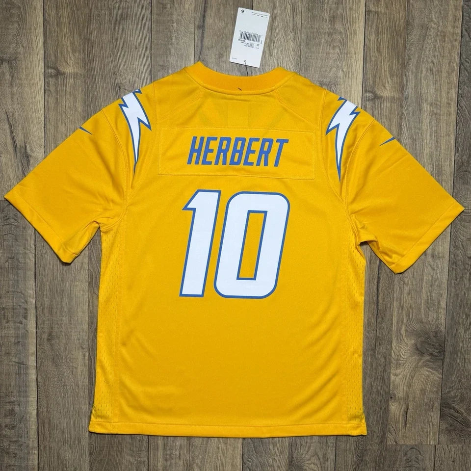 Los Angeles Chargers Justin Herbert Light Yellow Jersey