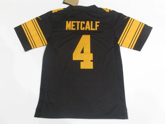 PITTSBURGH STEELERS DK METCALF BLACK JERSEY