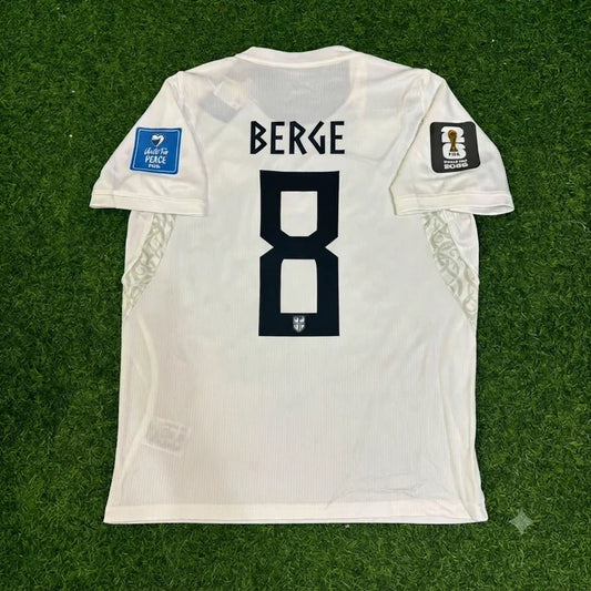 2026 WORLD CUP SANDER BERGE TEAM NORWAY WHITE JERSEY