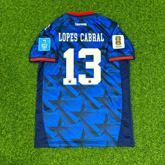 2026 WORLD CUP SIDNY LOPES CABRAL TEAM CAPE VERDE BLUE JERSEY