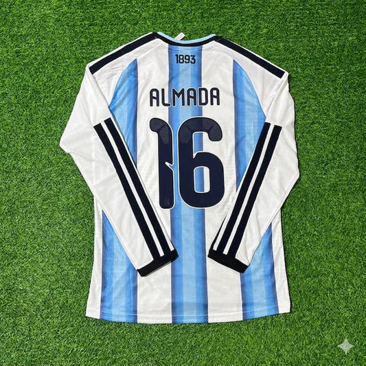 2026 WORLD CUP THIAGO ALMADA TEAM ARGENTINA BLUE JERSEY