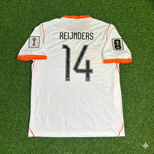 2026 WORLD CUP TIJJANI REIJNDERS TEAM NETHERLANDS WHITE JERSEY