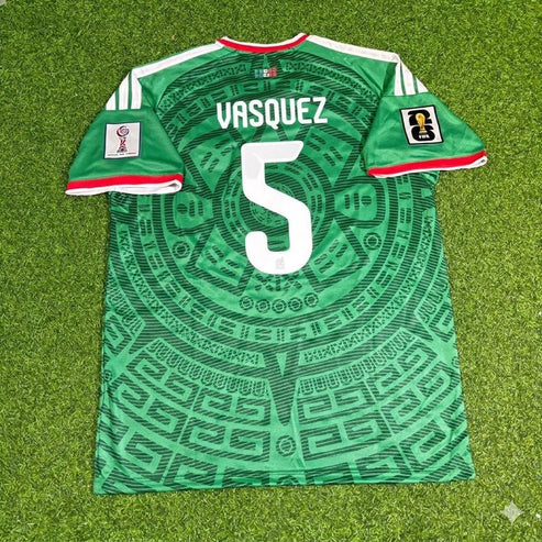 2026 WORLD CUP JOHAN VASQUEZ TEAM MEXICO GREEN JERSEY