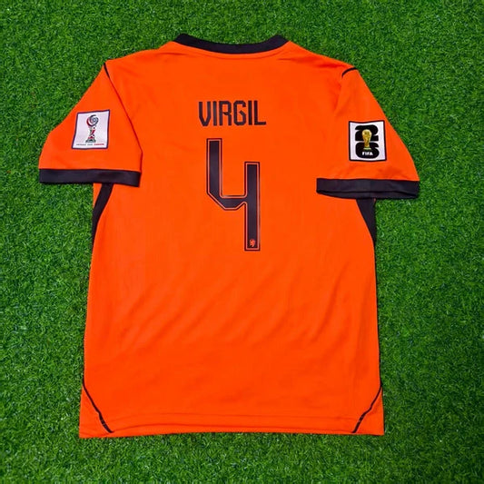 2026 WORLD CUP VIRGIL VAN DIJK TEAM NETHERLANDS ORANGE JERSEY