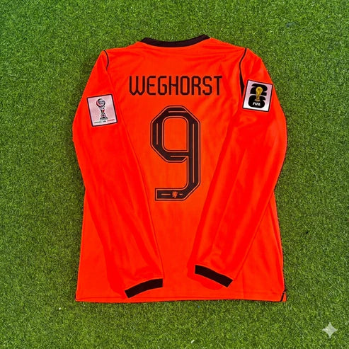 2026 WORLD CUP WOUT WEGHORST TEAM NETHERLANDS ORANGE JERSEY